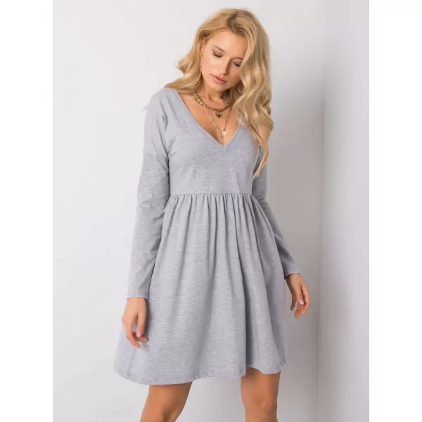  Dámské šaty RUE PARIS RV-SK-6008.19X GRAY 