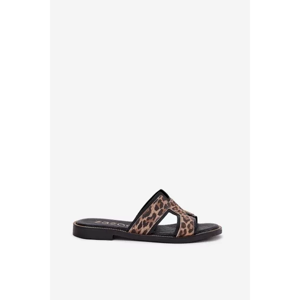  Dámské pantofle ZAZOO 40383 BEIGE 