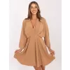 Dámské šaty ITALY MODA DHJ-SK-11981B.19 DARK BEIGE
