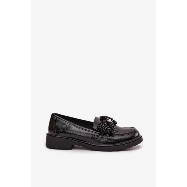  Dámské mokasíny D&A HY52-319A BLACK 