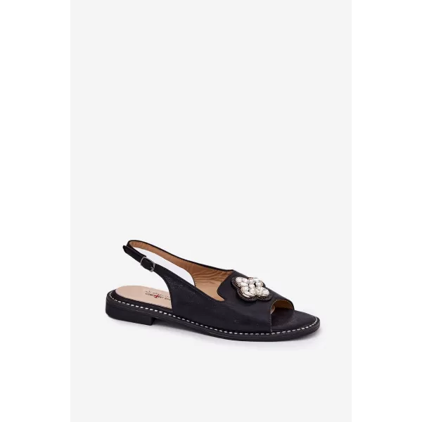  Dámské sandály S.BARSKI KV51-080 BLACK 