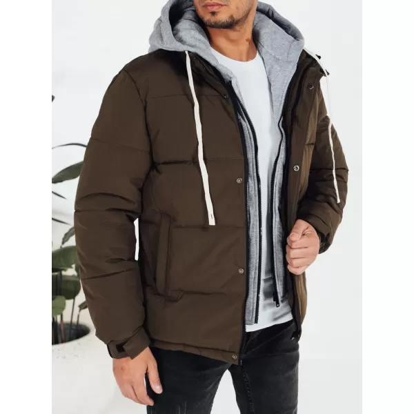  Pánská bunda DSTREET HNĚDÁ 