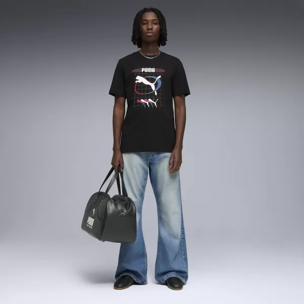  Pánské triko PUMA GRAPHIC TEE 691786_01 PUMA BLACK 