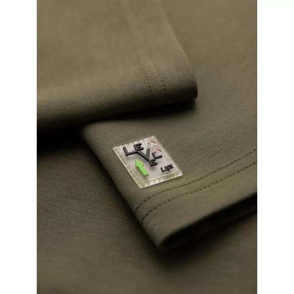  Pánské triko OMBRE OM-TSCT-0240 OLIVE 