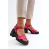 Dámské sandály ZAZOO 40386 FUSCHIA