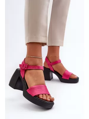 Dámské sandály ZAZOO 40386 FUSCHIA