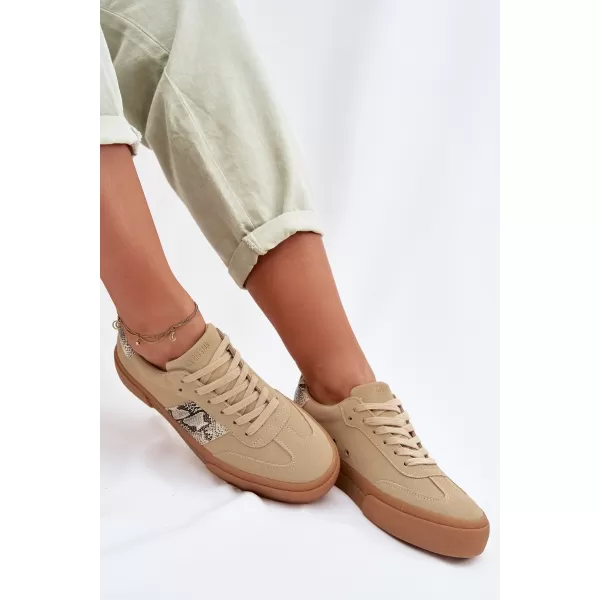  Dámské tenisky BIG STAR TT274298 BEIGE 