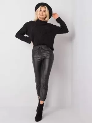 Dámské kalhoty ITALY MODA DHJ-SP-3730.11 NOIRE