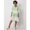 Dámské šaty ITALY MODA DHJ-SK-13567.41P WHITE-GREEN