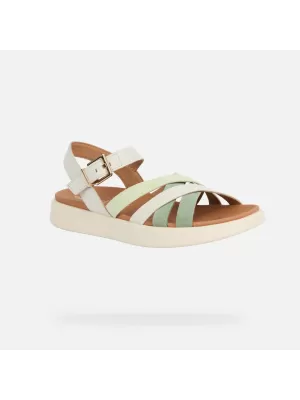 Dámské sandály GEOX XAND 2S G012749 KRÉMOVÁ