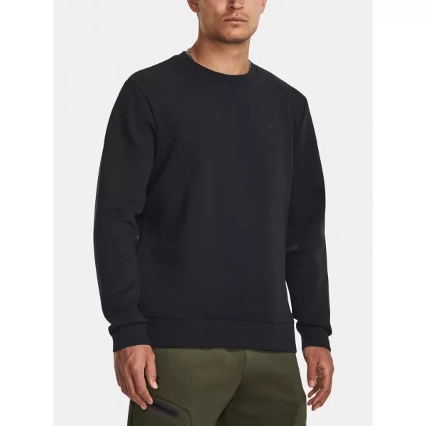  Pánská mikina UNDER ARMOUR UA UNSTOPPABLE FLC CREW 1381688-001 ČERNÁ 