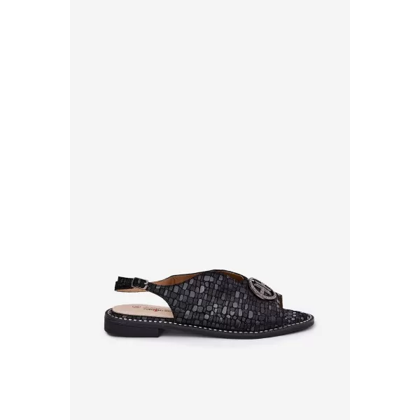  Dámské sandály S.BARSKI KV51-094 BLACK 