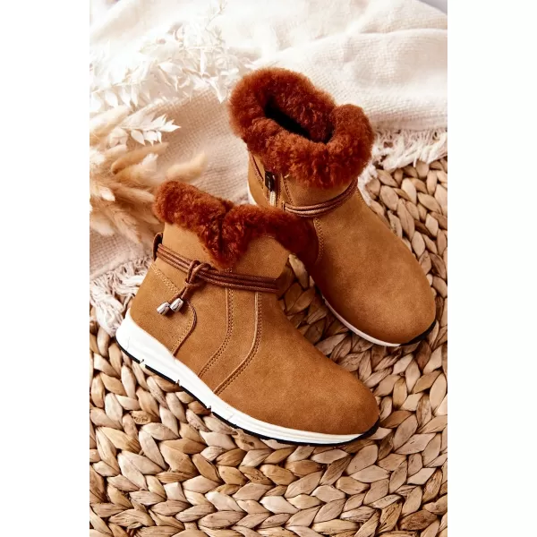  Dětské sněhule BIG STAR BB374058BS CAMEL 