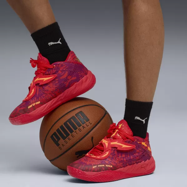  Pánské boty PUMA MB.05 CROWD SURF 312132-01 PUMA RED/MAGENTA GLEAM 