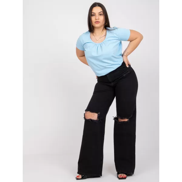  Dámské triko BASIC FEEL GOOD RV-TS-6320.85P LIGHT BLUE 
