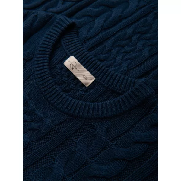  Pánský svetr OMBRE OM-SWSW-0173 NAVY BLUE 