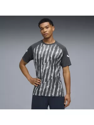 Pánské funkční triko PUMA INDIVIDUALLIGA GRAPH JERSEY 660578_02 MINERAL COBALT/VAPOR GRAY