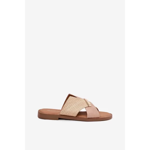  Dámské pantofle VINCEZA 17385 BEIGE 