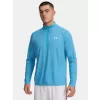 Pánské triko UNDER ARMOUR UA TECH TEXTURED 1/2 ZIP 1382797-453 MODRÁ