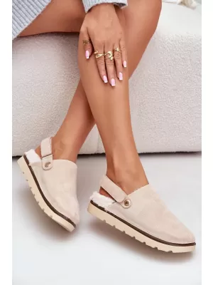 Dámské pantofle BOTO LINNEOLA 34719 BEIGE