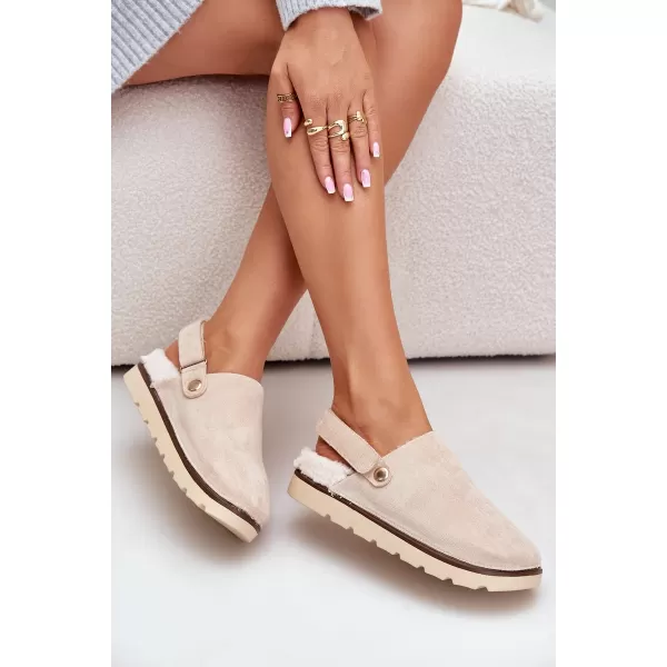  Dámské pantofle BOTO LINNEOLA 34719 BEIGE 
