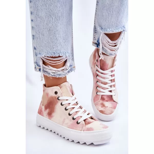  Dámské tenisky BIG STAR LL274048 BEIGE/NUDE 