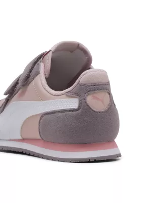 Dětské boty PUMA CABANA RACER SL 20 V PS 383730-22 MAUVE MIST/WHITE/PLUM JAM