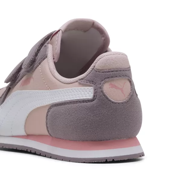 Dětské boty PUMA CABANA RACER SL 20 V PS 383730-22 MAUVE MIST/WHITE/PLUM JAM 