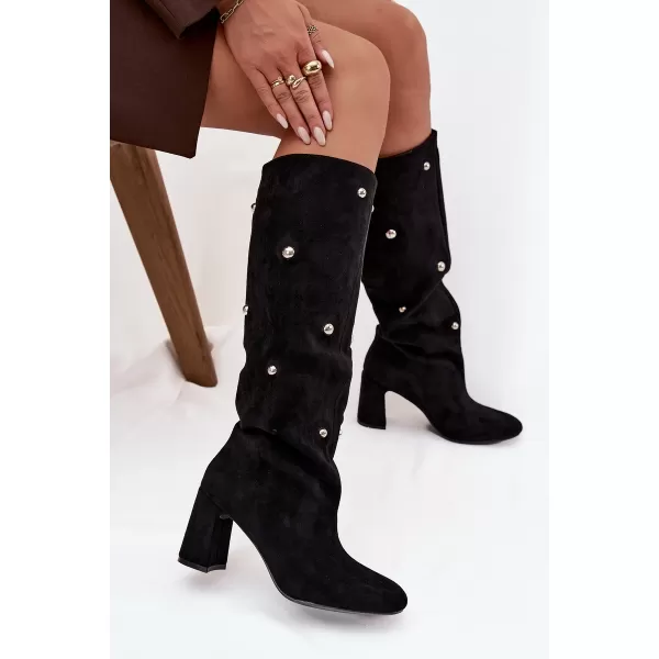  Dámské kozačky BOTO LUCINDA 40117 BLACK 