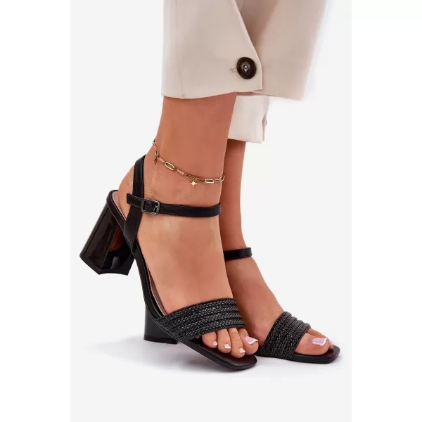  Dámské sandály VINCEZA 62228 BLACK 