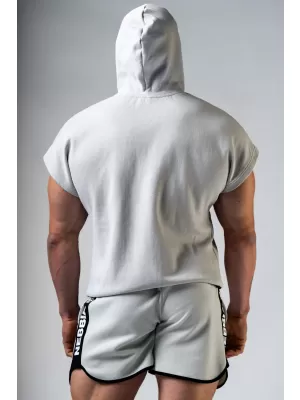 NEBBIA Tréninkový rag top HERO 297 LIGHT GREY