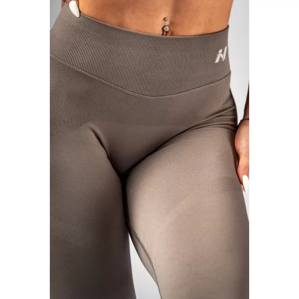 NEBBIA High-waist push-up legíny POWER 888 LIGHT BROWN ASH 