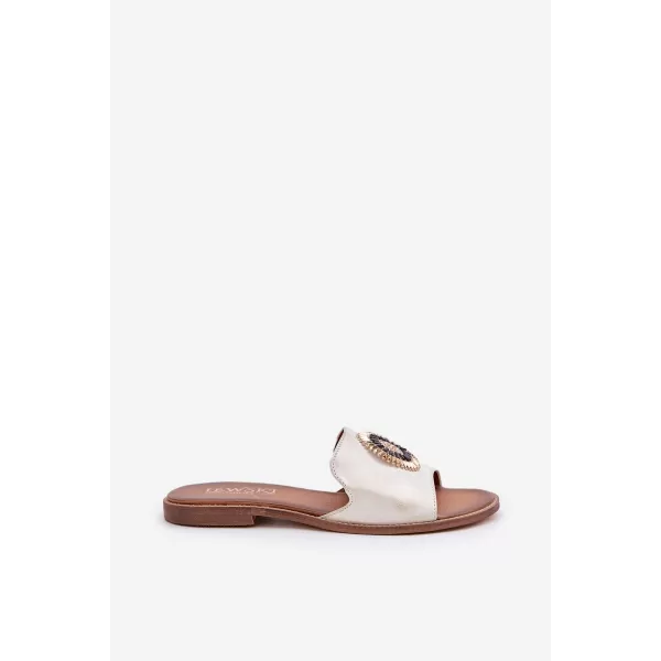  Dámské pantofle BOTO O 35305 WHITE 
