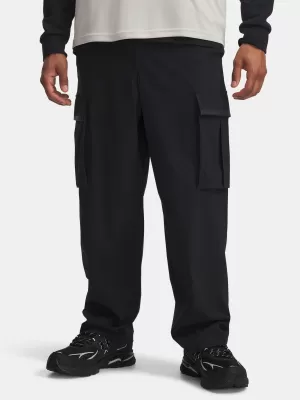 Pánské sportovní kalhoty UNDER ARMOUR UNSTPBLE TXTR WOVEN CARGO 6003862-001 ČERNÁ