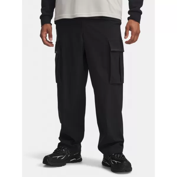  Pánské sportovní kalhoty UNDER ARMOUR UNSTPBLE TXTR WOVEN CARGO 6003862-001 ČERNÁ 