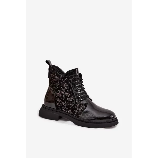  Dámské boty D&A CR52-613 BLACK 