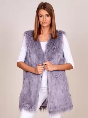 Dámská vesta WOOL FASHION ITALIA AT-KZ-173501A-1.12P GRAY