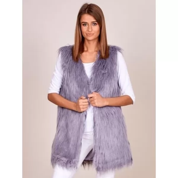  Dámská vesta WOOL FASHION ITALIA AT-KZ-173501A-1.12P GRAY 