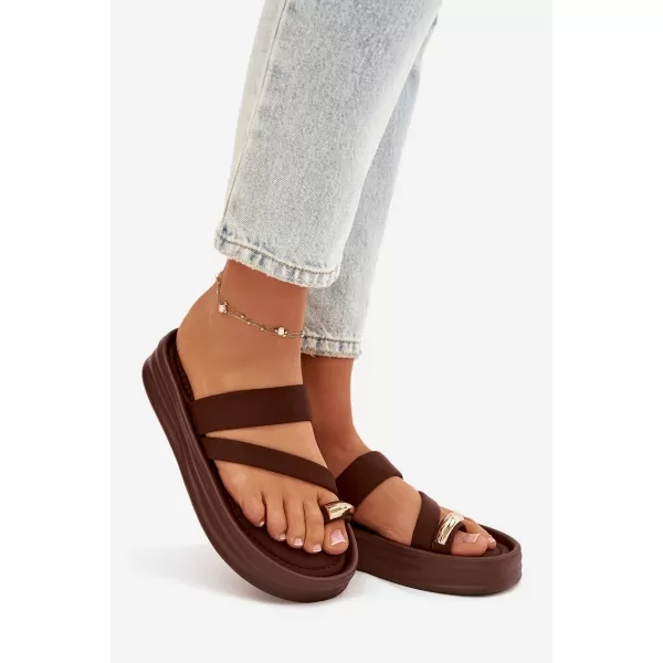  Dámské pantofle BOTO FARIELLE 41284 BROWN 
