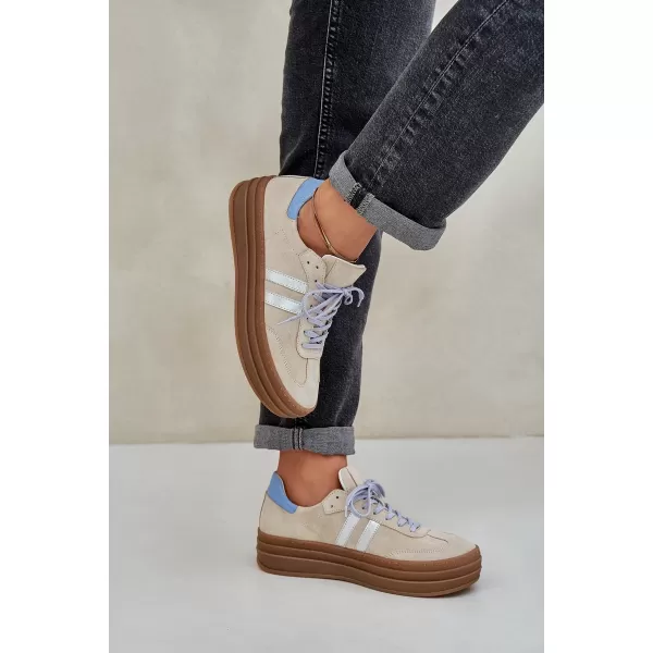  Dámské boty ZAZOO N1068S4 BEIGE 