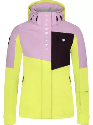 Dámská lyžařská bunda NORDBLANC LILT NBWJL8302 ŽLUTÁ