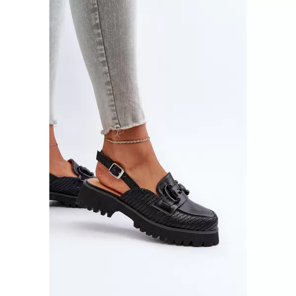  Dámské sandály D&A MR38-656 BLACK 