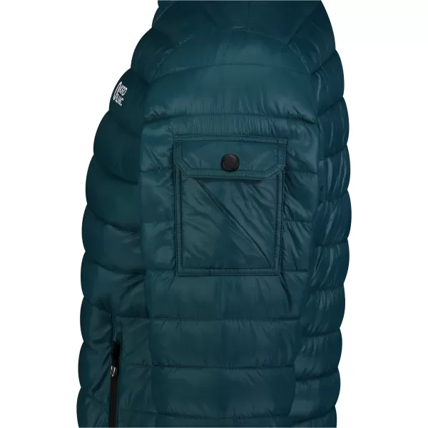  Pánská prošívaná bunda NORDBLANC BURROW NBWJM8261 TMAVĚ ZELENÁ 