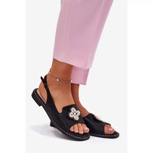  Dámské sandály S.BARSKI KV51-080 BLACK 