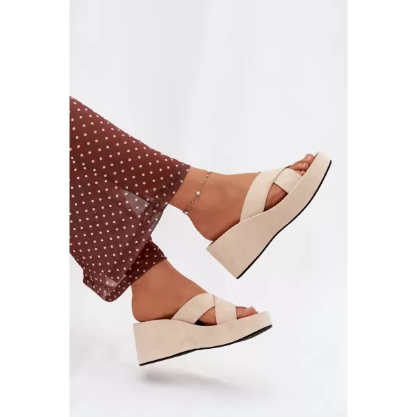 Dámské pantofle BOTO CALORINE 41357 BEIGE 