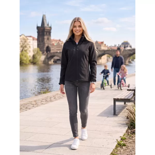  Dámská softshellová bunda ALTISPORT NoPrint NP/ALW945 EBONY GRAY 