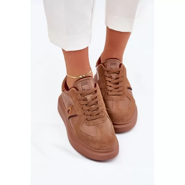  Dámské tenisky LOPEZ JUST DARE SS2D4005 BROWN/BEIGE 