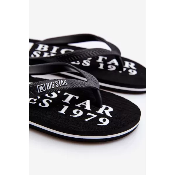  Pánské žabky BIG STAR LL174444 BLACK 