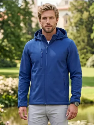 Pánská softshellová bunda ALTISPORT NoPrint NP/ALM845 KRÁLOVSKY MODRÁ