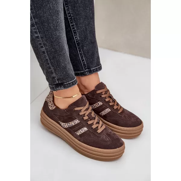  Dámské boty ZAZOO N1176 BROWN/BEIGE 